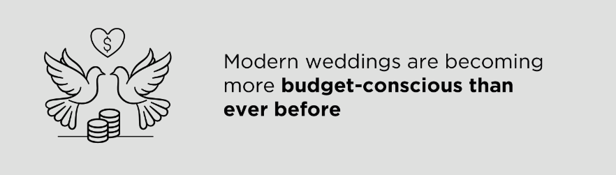 budget-conscious wedding banner